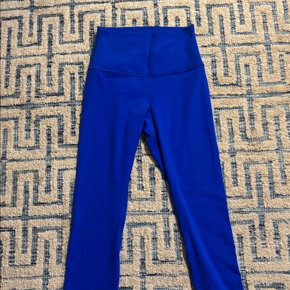 Poolside blue lulu leggings